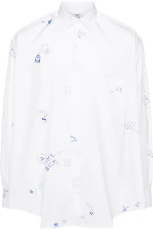 Vetements Camisa con estampado gráfico