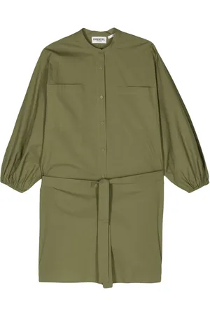 Essentiel Antwerp Vestido corto camisero con cinturón