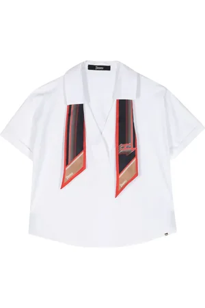 HERNO Blusa con detalle de mascada