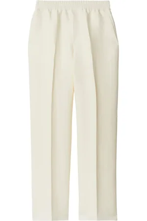 Burberry Pantalones ajustados de lona