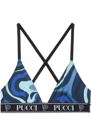 Puccini Set de tres baberos con logo estampado