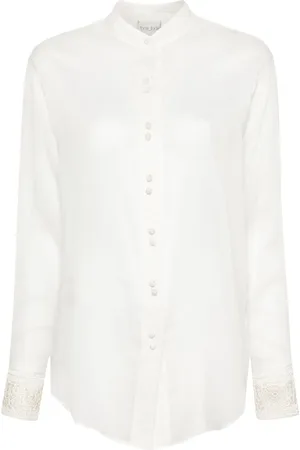 FORTE FORTE Camisa con detalle de crochet