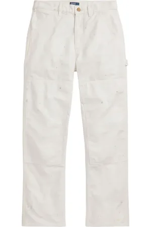 Ralph Lauren Pantalones rectos con tiro medio