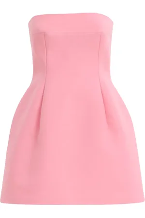 Marni Vestido corto con diseño strapless y acampanado