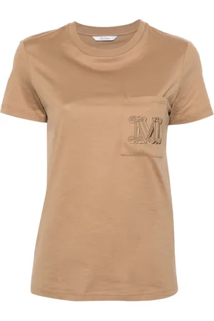 Max Mara Playera con logo bordado