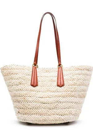 Max Mara Tote con placa del logo