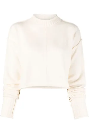 Sportmax Suéter corto con cuello de tortuga