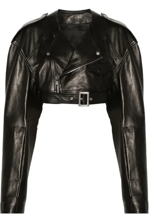 Rick Owens Chamarra Micro Biker