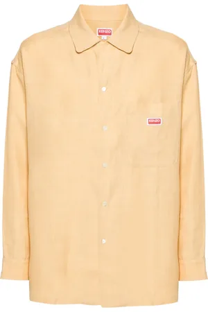 Kenzo Camisa oversize con aplique del logo