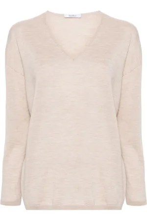 Max Mara Suéter de cachemira con cuello en V