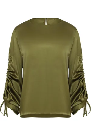 Uma Raquel Davidowicz Blusa de seda con cordón