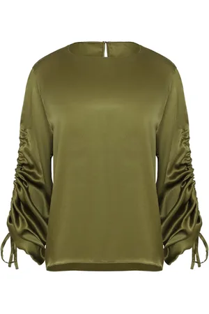 Uma Raquel Davidowicz Blusa de seda con cordón