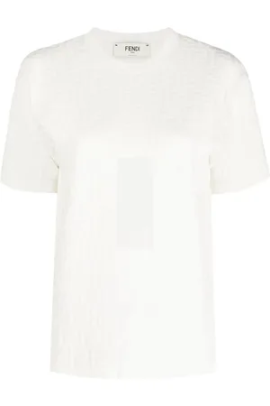 Fendi Playera manga corta con motivo FF