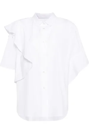 JNBY Camisa manga corta con volantes