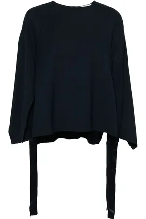 ERIKA CAVALLINI Blusa cady con aberturas laterales