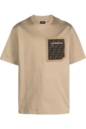 Fendi Playera con bolsillo de parche