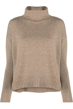 Max Mara Suéter de tejido fino con cuello vuelto