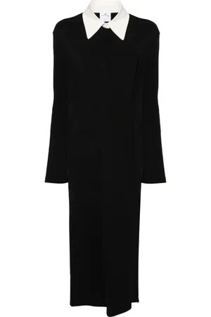 Courrèges Vestido largo tipo polo