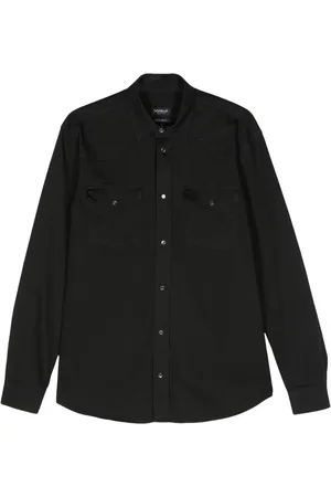 Dondup Camisa texturizada con botones a presión