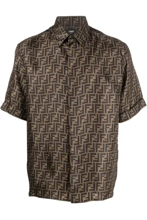 Fendi Playera con logo FF estampado