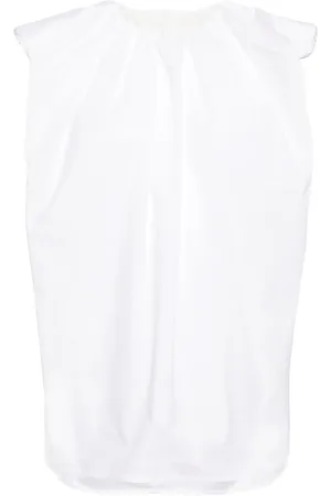 JNBY Playera con volantes en el cuello