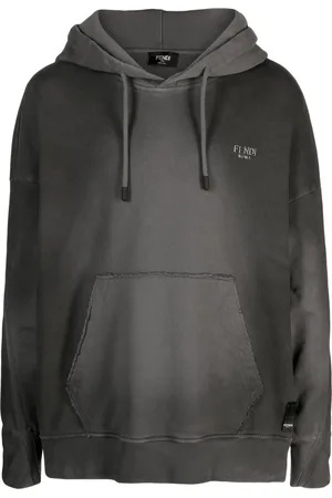 Fendi Hoodie con letras del logo