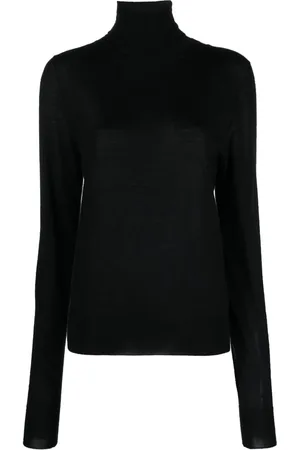 The Row Top tejido Eva con cuello vuelto