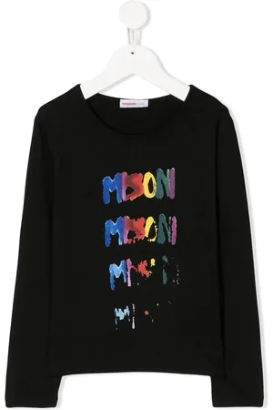 Missoni Playera con logo con efecto envejecido