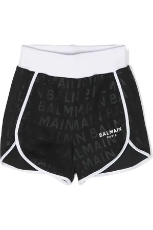 Balmain Shorts deportivos con logo en jacquard