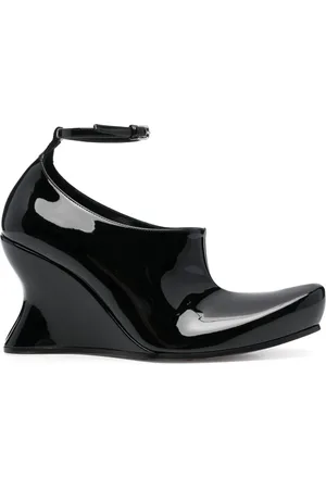 Sportmax Zapatillas con tacón cuadrado