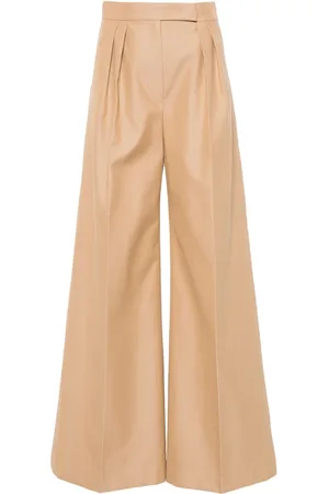 Max Mara Pantalones palazzo con pinzas