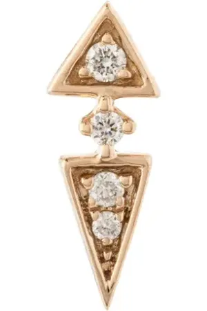 Statement Piercing Rockaway en oro rosa de 18 kt con diamante
