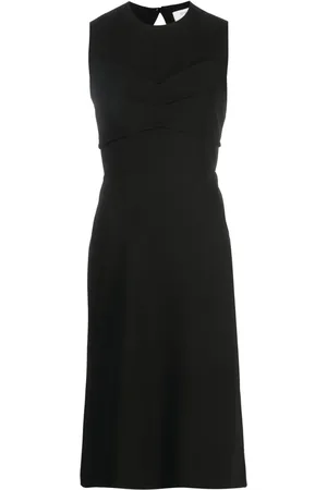 Sportmax Vestido sin mangas con espalda descubierta