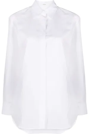 The Row Camisa manga larga con cuello de pico