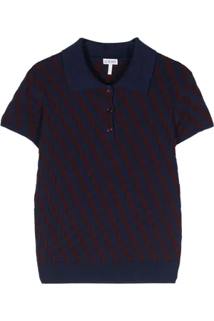 Loewe Playera tipo polo tejida