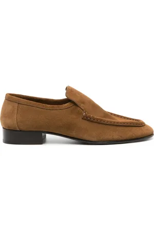 The Row Mocasines de gamuza suave