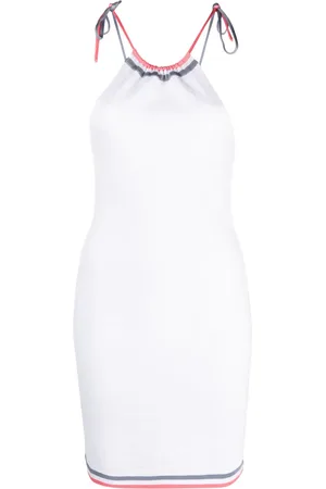 Fendi Vestido tejido con cuello halter