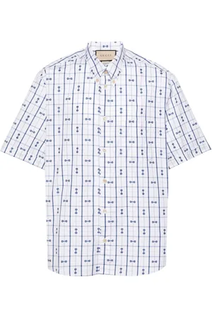 Gucci Camisa con estampado Horsebit