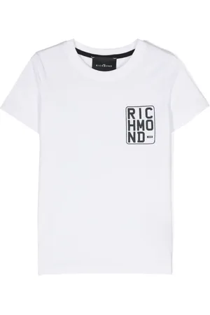 John Richmond Playera con logo estampado