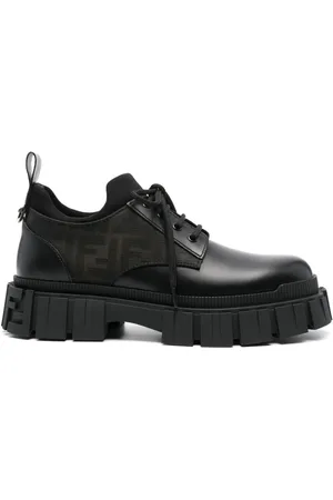 Fendi Zapatos derby Force con paneles