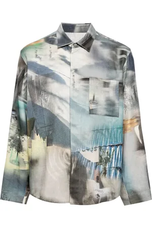 CROQUIS Camisa con estampado abstracto