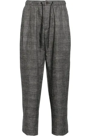 CROQUIS Pantalones tapered con motivo de cuadros