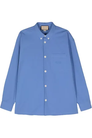 Gucci Camisa con logo bordado