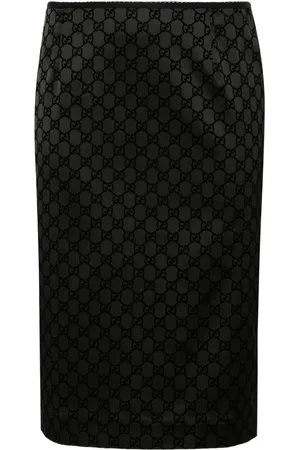 Gucci Falda midi con motivo GG