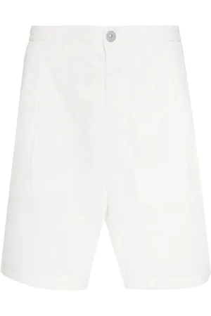 Stone Island Bermudas con logo estampado