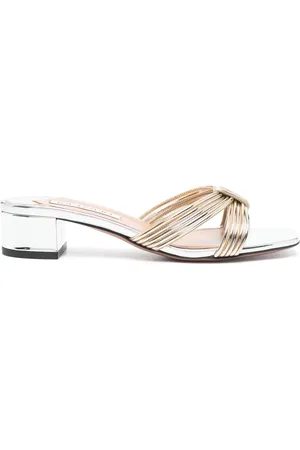 Aquazzura Mules Finn con tacón de 30mm