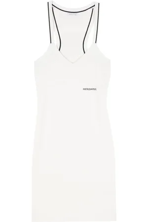 Patrizia Pepe Vestido con logo en jacquard