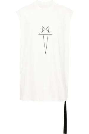 Rick Owens Camiseta con estampado de pentagrama