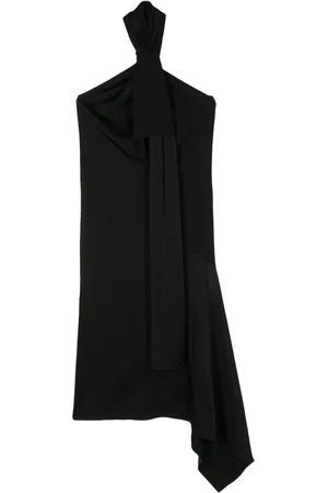 Givenchy Vestido midi asimétrico con detalle de nudo