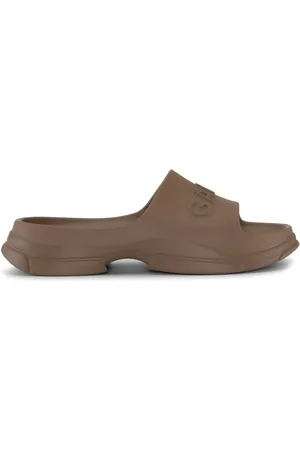 Ganni Flip flops con logo en relieve